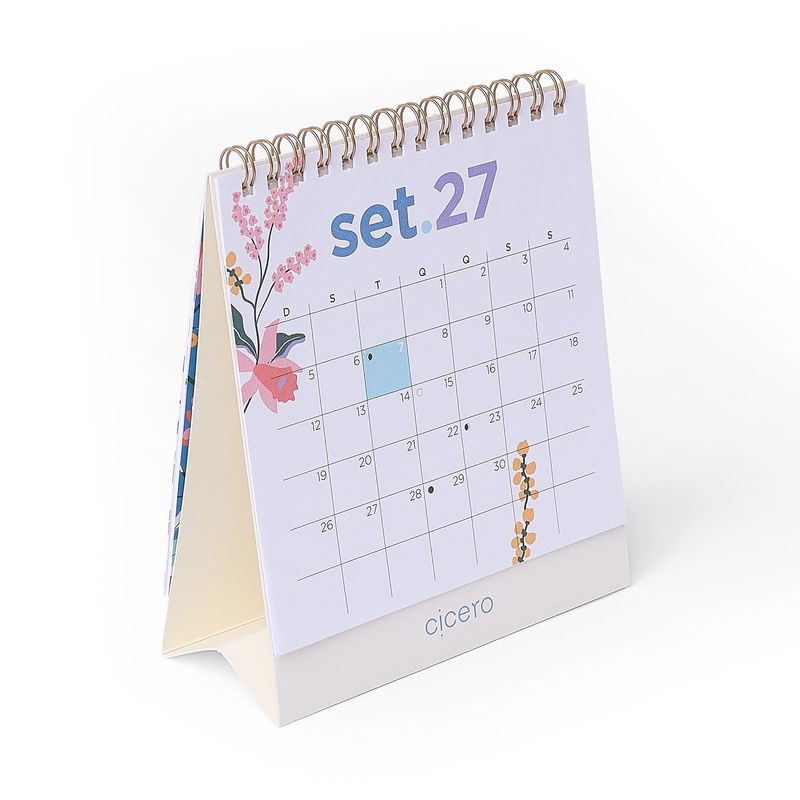 Calendário de Mesa 2027 13x15cm Noronha Cicero-1790693361886