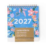 Calendário de Mesa 2027 13x15cm Noronha Cicero-1790693382966