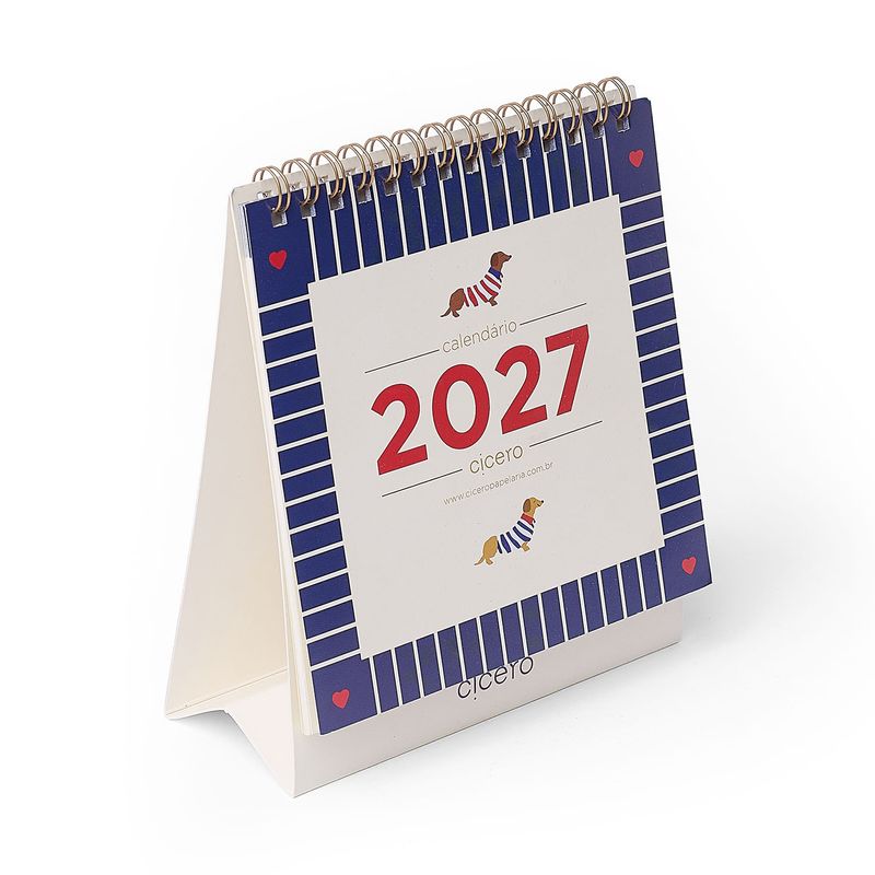 Calendário de Mesa 2027 13x15cm Petit Cicero-1790693838181