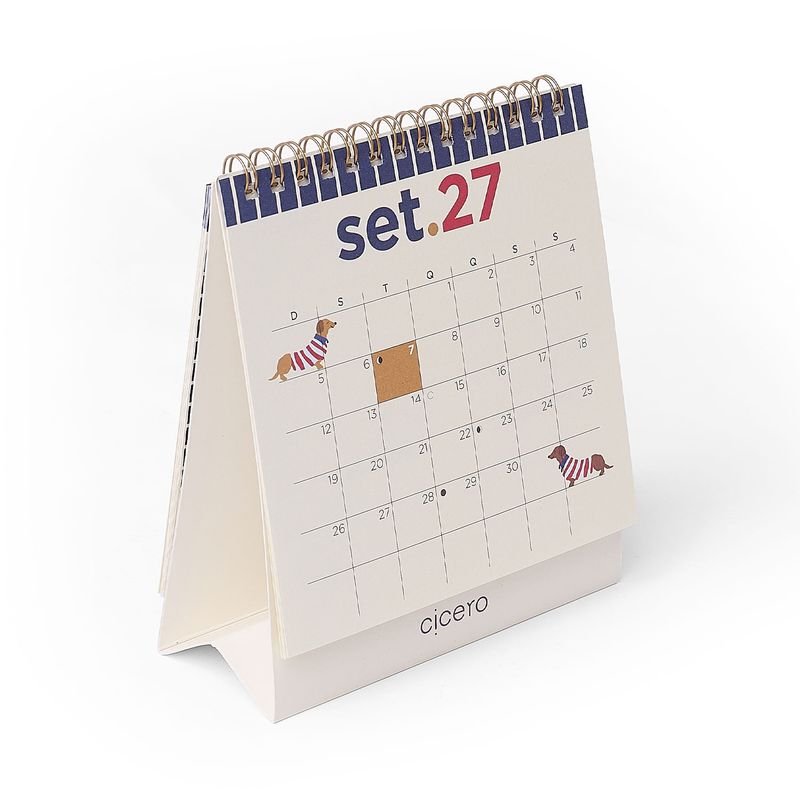 Calendário de Mesa 2027 13x15cm Petit Cicero-1790693863867